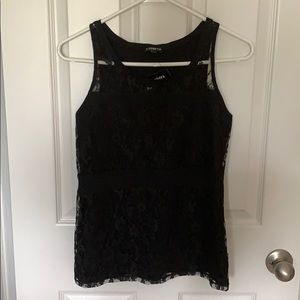 Express Lacey black tank